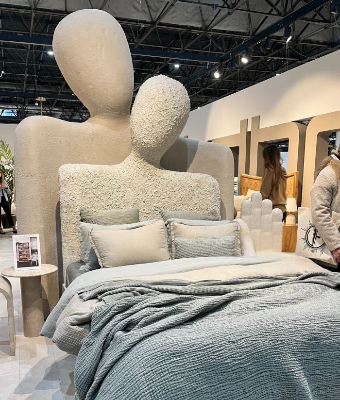 maison et objet janvier 2024 : tête de lit matière naturelle